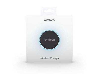 Беспроводное зарядное устройство NEO Core Quick c быстрой зарядкой с логотипом Rombica